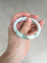 Load image into Gallery viewer, 52.2mm 100% natural certified green/purple/orange(FU LU SHOU) jadeite jade bangle Q139-7290
