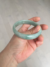 Load image into Gallery viewer, 58.4mm certificated Type A 100% Natural dark green Jadeite Jade bangle AJ75-8581
