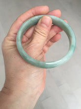 Load image into Gallery viewer, 58.4mm certificated Type A 100% Natural dark green Jadeite Jade bangle AJ75-8581
