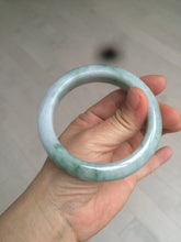 Load image into Gallery viewer, 57.5mm certified 100% natural type A light green/purple chubby jadeite jade bangle BF29-4028
