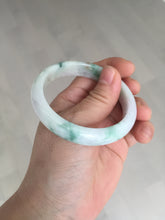 Load image into Gallery viewer, 52.2mm 100% natural certified green/purple/orange(FU LU SHOU) jadeite jade bangle Q139-7290
