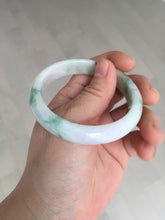 Load image into Gallery viewer, 52.2mm 100% natural certified green/purple/orange(FU LU SHOU) jadeite jade bangle Q139-7290
