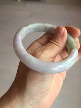 Load image into Gallery viewer, 56.5mm certified 100% natural type A sunny green/purple jadeite jade bangle BK66-4031
