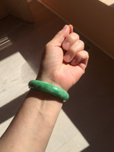 Load image into Gallery viewer, 49mm certified 100% natural Type A sunny green jadeite jade bangle BS85-9901
