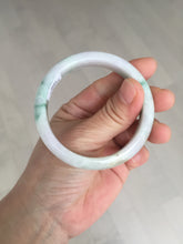 Load image into Gallery viewer, 52.2mm 100% natural certified green/purple/orange(FU LU SHOU) jadeite jade bangle Q139-7290
