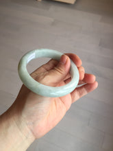 Load image into Gallery viewer, 57.4mm certified type A 100% Natural watery green jadeite jade bangle BK62-4036
