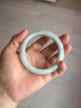 Load image into Gallery viewer, 57.4mm certified type A 100% Natural watery green jadeite jade bangle BK62-4036
