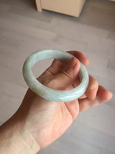 Load image into Gallery viewer, 57.4mm certified type A 100% Natural watery green jadeite jade bangle BK62-4036
