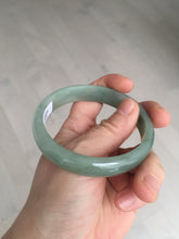 Load image into Gallery viewer, 58.3mm certificated Type A 100% Natural oily dark green Jadeite Jade bangle AJ78-8578
