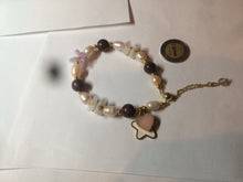 Load image into Gallery viewer, Genuine cultured freshwater pink/white pearl + Epidote bracelet SY19 add-on item.
