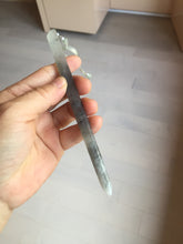 Load image into Gallery viewer, 16cm 100% Natural icy watery black/clear (水墨) Xiu Jade Serpentine hairpin AW27
