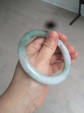 Load image into Gallery viewer, 59.4mm Certified Type A 100% Natural green round cut Jadeite Jade bangle AZ126-2806
