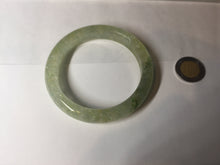 Load image into Gallery viewer, 58.8mm 100% natural fresh icy green mica bangle SY75
