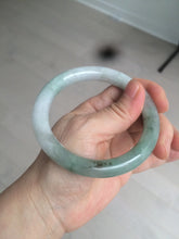 Load image into Gallery viewer, 59.4mm Certified Type A 100% Natural green round cut Jadeite Jade bangle AZ126-2806
