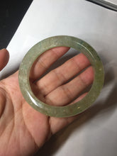 Load image into Gallery viewer, 58.8mm 100% natural fresh icy green mica bangle SY75
