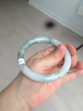 Load image into Gallery viewer, 59.4mm Certified Type A 100% Natural green round cut Jadeite Jade bangle AZ126-2806
