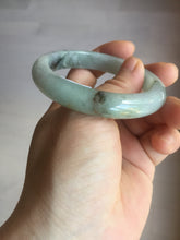 Load image into Gallery viewer, 52.3mm certified 100% natural Type A icy watery dark green jadeite jade bangle AH103-4490
