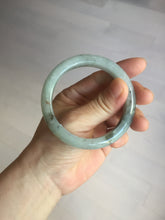 Load image into Gallery viewer, 52.3mm certified 100% natural Type A icy watery dark green jadeite jade bangle AH103-4490
