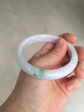 Load image into Gallery viewer, 56.5mm certified Type A 100% Natural purple white green Jadeite Jade bangle AJ80-1266
