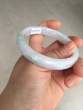 Load image into Gallery viewer, 56.5mm certified Type A 100% Natural purple white green Jadeite Jade bangle AJ80-1266
