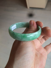 Load image into Gallery viewer, 52.5mm certified 100% natural Type A sunny green jadeite jade bangle BK5-3359
