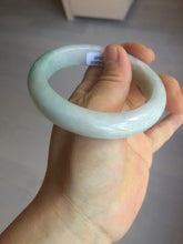 Load image into Gallery viewer, 56.5mm certified 100% natural type A white/light green white purple jadeite jade bangle AH100-0545
