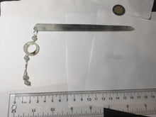 Load image into Gallery viewer, 16cm 100% Natural icy watery black/clear (水墨) Xiu Jade Serpentine hairpin AW27
