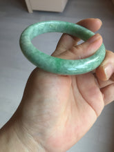 Load image into Gallery viewer, 55.5mm Certified 100% natural Type A sunny green brown jadeite jade bangle BQ18-5460
