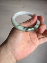 Load image into Gallery viewer, 52mm certified Type A 100% Natural sunny green yellow brown white oval Jadeite Jade bangle Q138-1727
