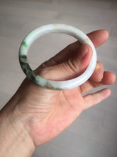 Load image into Gallery viewer, 52mm certified Type A 100% Natural sunny green yellow brown white oval Jadeite Jade bangle Q138-1727
