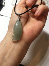 Load image into Gallery viewer, 100% Natural green/dark green/yellow/purple jadeite jade 3D fish Pendant group BF154
