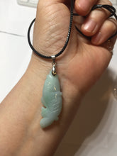 Load image into Gallery viewer, 100% Natural green/dark green/yellow/purple jadeite jade 3D fish Pendant group BF154
