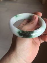 Load image into Gallery viewer, 60mm certified Type A 100% Natural sunny green yellow brown white Jadeite Jade bangle D137-1732
