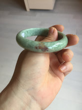 Load image into Gallery viewer, 53.7mm Certified 100% natural Type A sunny green red jadeite jade bangle BQ19-5461
