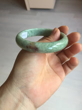 Load image into Gallery viewer, 53.7mm Certified 100% natural Type A sunny green red jadeite jade bangle BQ19-5461
