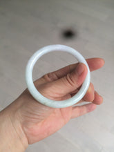 Load image into Gallery viewer, 57mm Certified Type A 100% Natural light green round cut Jadeite Jade bangle AX119-7549
