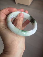 Load image into Gallery viewer, 60mm certified Type A 100% Natural sunny green yellow brown white Jadeite Jade bangle D137-1732
