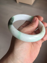 Load image into Gallery viewer, 60mm certified Type A 100% Natural sunny green yellow brown white Jadeite Jade bangle D137-1732
