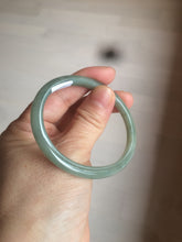 Load image into Gallery viewer, 51.5mm certified 100% natural Type A oily dark green oval jadeite jade bangle AZ46-1488
