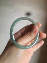 Load image into Gallery viewer, 51.5mm certified 100% natural Type A oily dark green oval jadeite jade bangle AZ46-1488
