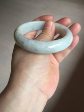 Load image into Gallery viewer, 56.5mm 100% natural type A white/light green jadeite jade bangle BN103-9764
