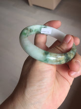 Load image into Gallery viewer, 57.7mm certified Type A 100% Natural sunny green yellow brown white Jadeite Jade bangle D136-1720
