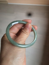 Load image into Gallery viewer, 51.5mm certified 100% natural Type A oily dark green oval jadeite jade bangle AZ46-1488
