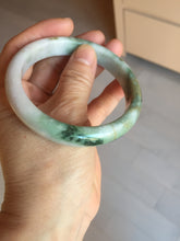 Load image into Gallery viewer, 60mm certificated Type A 100% Natural dark green/brown/purple/black Jadeite Jade bangle BG238-3280

