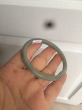 Load image into Gallery viewer, 51.5mm certified 100% natural Type A oily dark green oval jadeite jade bangle AZ46-1488
