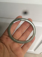 Load image into Gallery viewer, 51.5mm certified 100% natural Type A oily dark green oval jadeite jade bangle AZ46-1488
