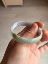 Load image into Gallery viewer, 50.5mm certified 100% natural Type A sunny green/yellow/purple (FU LU SHOU) jadeite jade bangle BM22-0694
