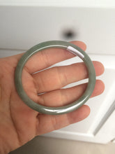 Load image into Gallery viewer, 51.5mm certified 100% natural Type A oily dark green oval jadeite jade bangle AZ46-1488
