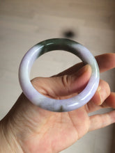 Load image into Gallery viewer, 50mm Certified 100% natural Type A green/brown/purple jadeite jade bangle C87-5214
