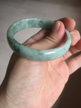 Load image into Gallery viewer, 53.7mm certified Type A 100% Natural green thin Jadeite Jade bangle D135-2831
